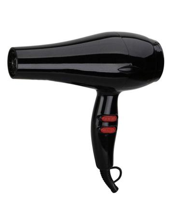 2000W Professional Hair Dryer with Diffuser Ionic Conditioning - Powerful Fast Hairdryer Blow Dryer/Red (Black)