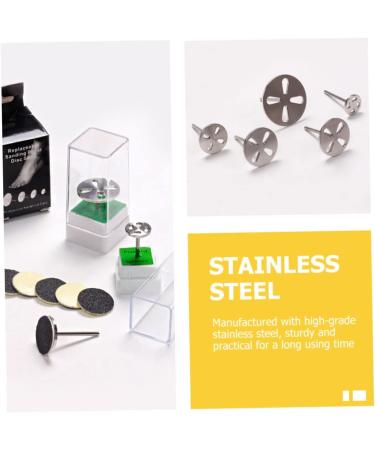 FRCOLOR Foot Bearings Hole Design Bearing Dead Skin Grinding Tool Sanding Paper Bearing for feet Nail Tool Dead Skin Sand Bearing Electric Sandpaper Stainless Steel - Buy Online on GoSupps.com