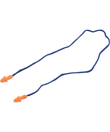 10 Pcs Safety Silicone Ear Plugs - Soft Hearing Protection with Cord - Noise Reduction for Work Home & Sleep - Blue & Orange - Buy Online on GoSupps.com