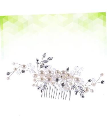 FRCOLOR Bridal Hair Accessories bride headpieces for wedding bridal headpiece wedding hair comb bridal comb bridal headdress banquet crystal accessories Wedding Hair Accessories - Buy Online on GoSupps.com