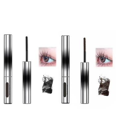 Metal Mascara  Classic Mascara Black  Long Lasting | No Flaking | No Clumping | No Smudging(2 pieces)