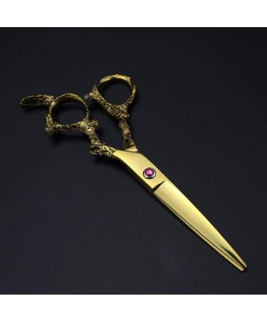 Hair Cutting Scissors 6 Inch Professional JP 440c Steel Gold Dragon Handle Cut Hair Scissors Haircut Thinning Barber Makas Cutting Shears Hairdressing Scissors Set - Buy Online on GoSupps.com