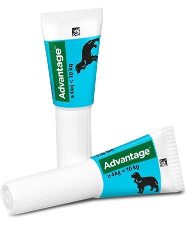 Buy Elanco Advantage Spot-on for Small Dogs (4-10 kg) - Flea Control & Prevention 4 Pipettes - Buy Online on GoSupps.com