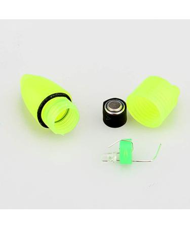 Zerone LED Twin Bells Fishing Alarm - 10 Pcs Night Fishing Accessory with Rod Clip Tip - Green Fish Bait Alert - Buy Online on GoSupps.com