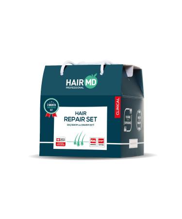 HairMD HairMD Clinical Repair Kit (3 Months Use) (3 Shampoos 250 ml + 3 Serums 60 ml + 3 Hair Multivitamins)