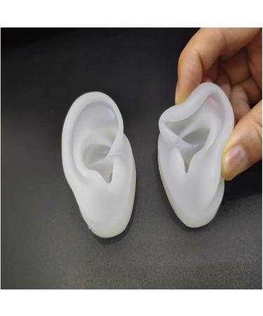 Fhuili EAR Model - Soft Silicone Simulation Ear for Acupuncture Ear Picking Practice & Earring Display Props - Buy Online on GoSupps.com