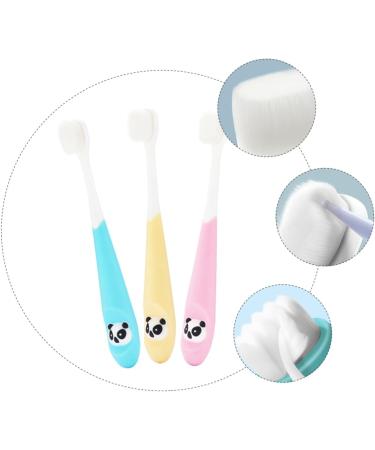 SEWOART 3pcs Children's Toothbrush Set - Fun 3D Training Brushes for Effective Teeth Cleaning - Safe Abs Material - Buy Online on GoSupps.com