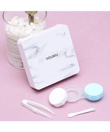Exceart Contact Lens Container Holder - Travel Case for Eye Care & Contact Lenses - Mini White Design - Buy Online on GoSupps.com