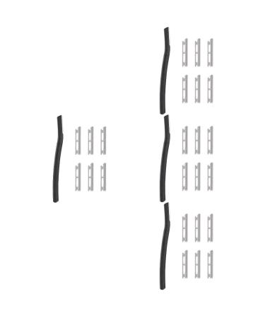 PopetPop 4 sets Razor Peach Fuzz Razier for the face Face hairier Precision trimmer for eyebrows Face razor Miss Hair removal Former stainless steel