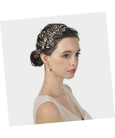 DOITOOL Crystal Double Hair Comb Bridal Hair Comb Wedding Hair Vine for Brides Bridal Hair Accessories for Wedding Decorative Hair Combs Bridesmaid Headgear Alloy Manual - Buy Online on GoSupps.com