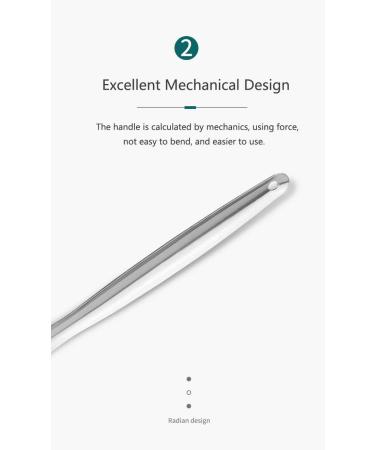 Buy Tongue Scraper & Cleaner - 304 Stainless Steel Eliminates Bad Breath Portable Easy to Clean - 2 Pieces in Iron Box - Buy Online on GoSupps.com