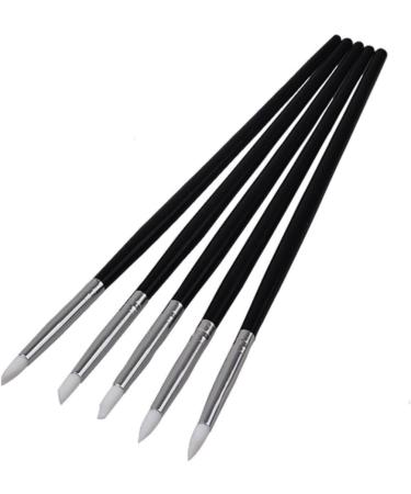 FRCOLOR Nail Shaping Pen nail art dotting nail art painting nail polish carving nail sculpture carving brush rubber tip nail nail art acrylic nail drawing Clay Pottery Clay Sculpting Tools - Buy Online on GoSupps.com