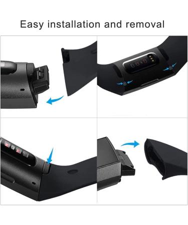 Qimela Replacement Watch Strap for Fitbit Charge 3/4 - 2 Pack Liquid Silicone Sport Bands - Purple Large - Buy Online on GoSupps.com