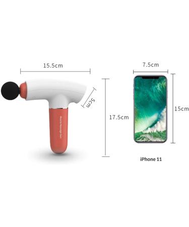 Professional Muscle Massage Gun - Quiet Deep Tissue Percussion with 3 Adjustable Heads & Long Battery Life | Orange - International Shipping Available - Buy Online on GoSupps.com