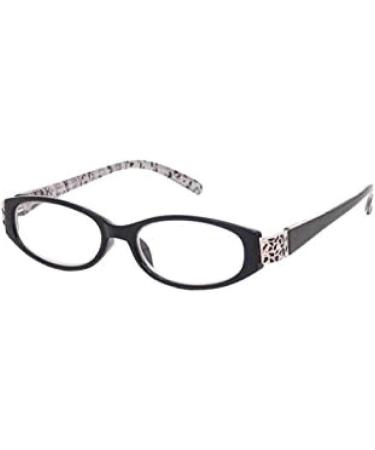Foster Grant Women's Designer Reading Glasses Tansy Black +2.00 - Stylish & Comfortable International Shipping Available - Buy Online on GoSupps.com