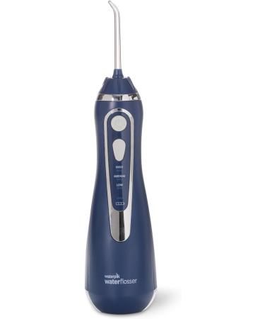 Waterpik Cordless Advanced Water Flosser - 3 Pressure Settings, Dental Plaque Removal, USB Charger - Ideal for Travel & Small Bathrooms - Blue (WP-583UK) - Buy Online on GoSupps.com
