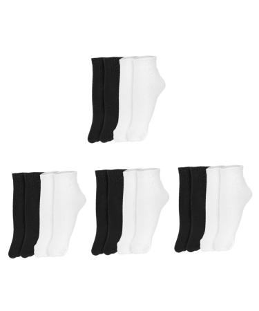 Kisangel Socks 8 Pairs Sock Venesheal Foot Warmer Miss Winter Items Self Heating Cotton Cotton Socks