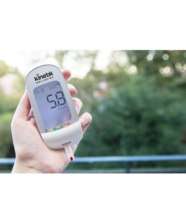 Kinetik Blood Glucose Monitoring System - NHS Approved with Test Strips & Lancets - Buy Online on GoSupps.com