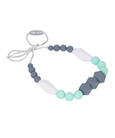 Baby Nursing Necklace  Food Grade Silicone Baby Teething Toy  Outdoor Baby Silicone Tooth Grinding Toy(Type B)