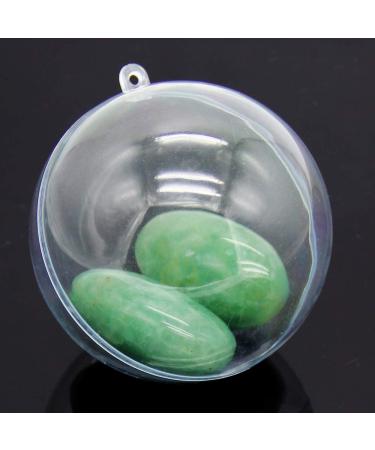 Green Strawberry Quartz Palm Stone - 2 Pcs Pocket Energy Healing Crystal - Buy Online on GoSupps.com