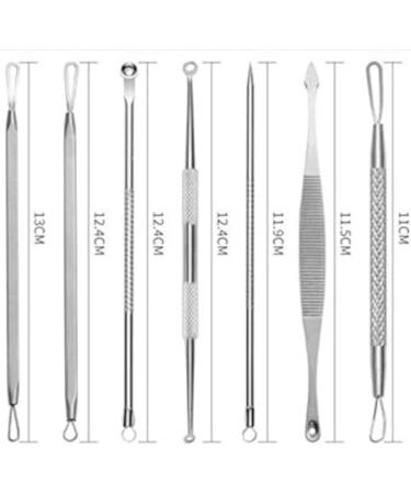 Blackhead Remover Kit Extract Pop and Care for Clear Skin - Acne Comedown Dermatologist Extractor Tool Set for Blemish Facial Skin Care Professional Whitehead Extraction Tweezer Removal - Buy Online on GoSupps.com