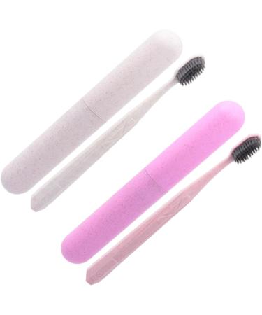 ULTECHNOVO 4pcs Toothbrush Set - Eco-Friendly Travel Toothbrushes & Toothpaste | Buy Online Worldwide - Buy Online on GoSupps.com