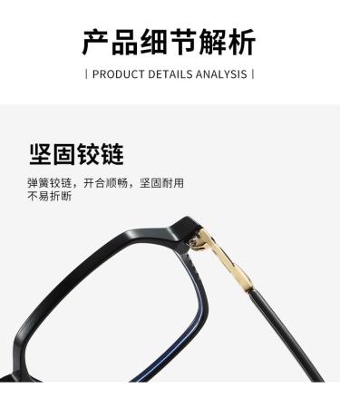 Metal TR90 Square Frame Blue Light Blocking Glasses for Women & Men - Anti UV Ray Computer & Reading Glasses - 55mm Gray - Buy Online on GoSupps.com