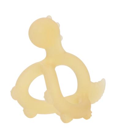 Baby Teething Toy 3D Silicone Dinosaur Shape Baby Teething Toy for Newborn (Nano Silver)