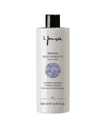 Pura - Curl Care Conditioner Balm - Professional Treatment for Natural and Permed Curly Hair - Moisturizes Elasticizes and Protects from the Frizz Effect - 500 ml