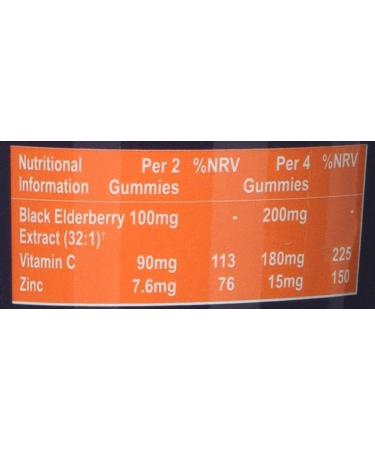 SAMBUCOL IMMUNO FORTE GUMMIES 30 Count (Pack of 1) 30 Count (Pack of 1) Single - Buy Online on GoSupps.com
