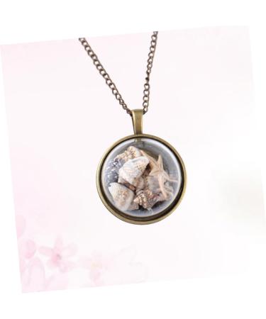 CALLARON Necklaces Women Necklace Memorial Necklace Chain Conch Necklace Women Jewelry Miss Shell Pendant - Buy Online on GoSupps.com