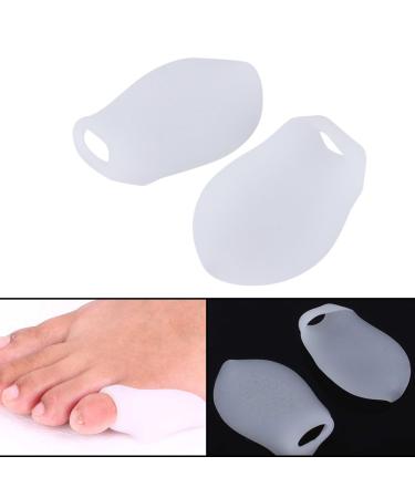 Pinky Toe Bunion Corrector - 2 Soft Gel Silicone Toe Separators for Hallux Valgus & Bunionette Relief | Small Toe Protection Pads - Buy Online on GoSupps.com