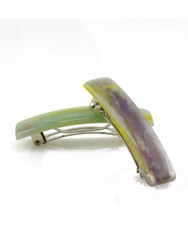 2pcs rectangular patent clasp 52x12 in multicolor - Made in Germany - WeLoveBeads