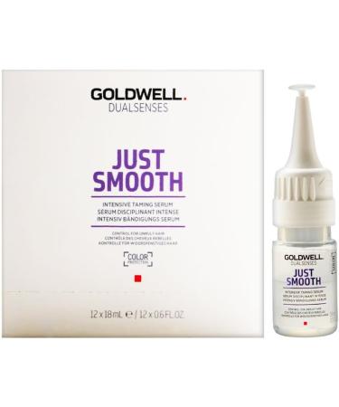 Goldwell Dualsenses Just Smooth Intensive Taming Serum Transparent 12 x 18 ml - Buy Online on GoSupps.com
