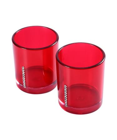 5PCS Bottle Acrylic Bathroom Accessories Bath Cup Bottle Toothbrush Holder Soap Dish