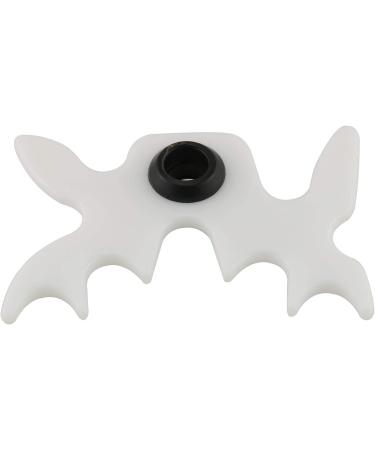 White Plastic Slip-On Moosehead Bridge Head for Pool Cue Stick - Buy Online on GoSupps.com