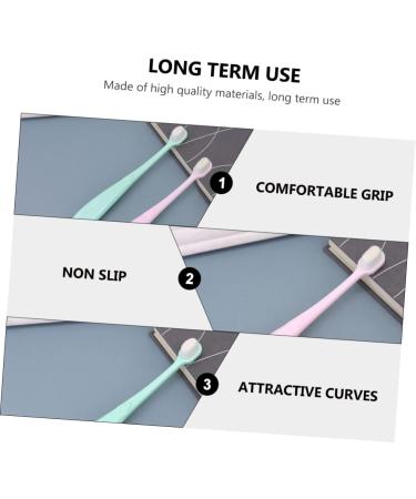 Minkissy 4pcs Infant Toothbrush Set - Soft Fur Child Tooth Cleaner - Gift for Baby Oral Care - Buy Online on GoSupps.com