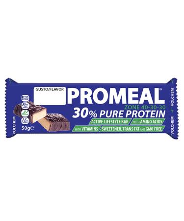 Volchem Promeal Zone 40:30:30 Single Bar 50g Coconut Dark Chocolate Flavour