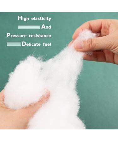 100g Premium Polyester Fiberfill for Pillow Filling & DIY Crafts - Recycled Fiber, High Resilience Stuffing for Christmas Dolls & Home Decor - 3.5oz - Buy Online on GoSupps.com