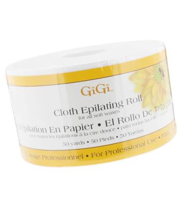 GiGi Cloth Epilating Roll for Hair Waxing | Non Woven Design For Use with Soft Waxes | Hair Removal  50 yds