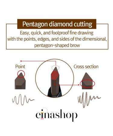 RiRe Diamond Cutting Eyebrow Duo Pack - 5-angle, 01 Grey Brown | Long-lasting Formula - Buy Online on GoSupps.com