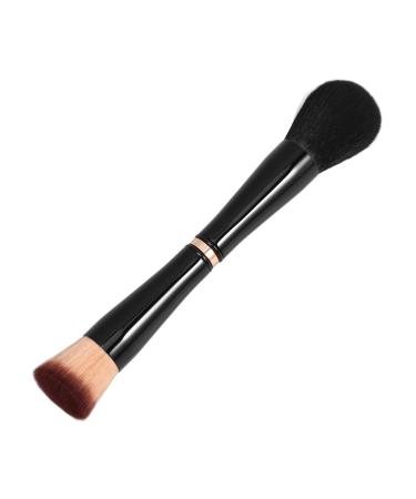 FRCOLOR Makeup Brush Loose Powder Brush Applicator Makeup Tool Powder Foundation Liquid Foundation Brush for Face Powder Brush for Cheeks Cosmetics Brush Corrugated Silk Nylon Wool 16.00X1.80X1.80CM Black