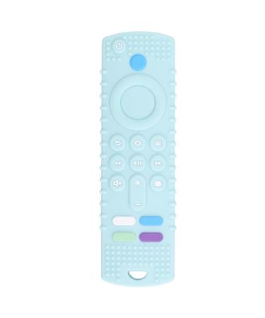 TV Remote Control Bite Ring Toy | Gum Massage & Coordination Aid for Babies | Light Blue Travel Essential - Buy Online on GoSupps.com