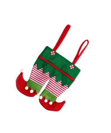 RORPOIR Christmas Candy Bag Santa Claus Goodie Bags Candy Bag for Christmas Bag for Red Handbag Red Medium