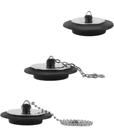 Upgrades Sink Stoppers Set Rubber Drain Plugs with Hand Hook Simple Installation Suitable for Kitchen & Bathroom Sinks 5cm sets - Buy Online on GoSupps.com