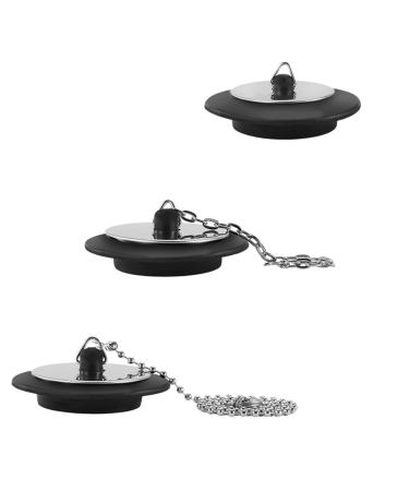 Upgrades Sink Stoppers Set Rubber Drain Plugs with Hand Hook Simple Installation Suitable for Kitchen & Bathroom Sinks 5cm sets