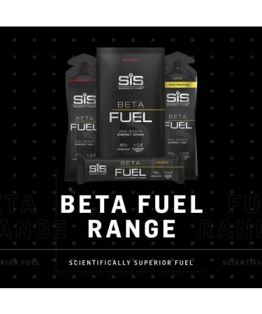 Science in Sport Beta Fuel 80 Dual Source Energy Drink Powder Strawberry and Lime Flavour Carb Powder 80g of Carbs Per Pack (15 Pack) - Buy Online on GoSupps.com