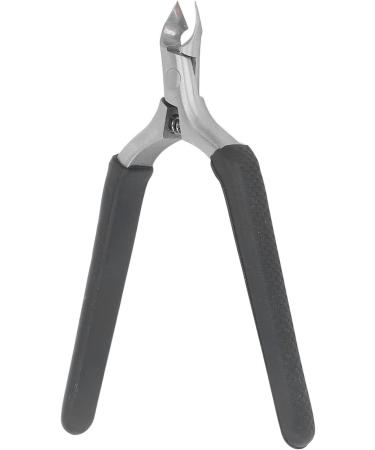 Cuticle Puller Dead Skin Remover Ergonomic Non-Slip Handle Stainless Steel Inline Spring Nail Clipper for Home Nail (Black) - Buy Online on GoSupps.com