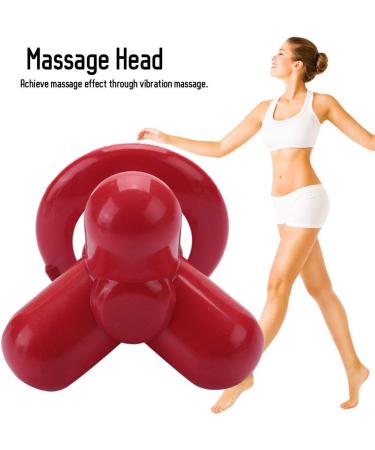Uxsiya Mini Electrical Head Massage Device Portable Vibration Massager for Head & Leg Relief - Perfect for Home Use (Red) - Buy Online on GoSupps.com