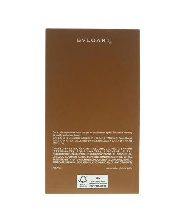 Bvlgari Man Terrae Essence for Men - 3.4 oz EDP Spray Woody Vetiver 3.4 Fl Oz (Pack of 1) - Buy Online on GoSupps.com